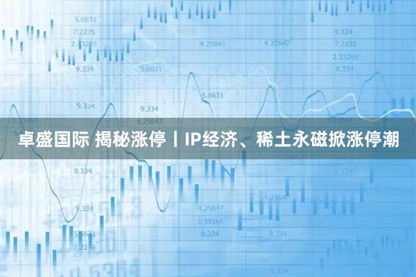 卓盛国际 揭秘涨停丨IP经济、稀土永磁掀涨停潮