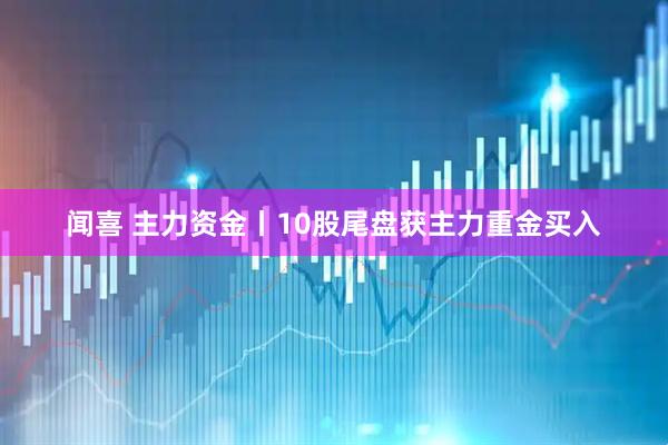 闻喜 主力资金丨10股尾盘获主力重金买入